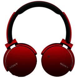 Sony MDR-XB650BT Extra Bass On-Ear Headphones with Bluetooth Red